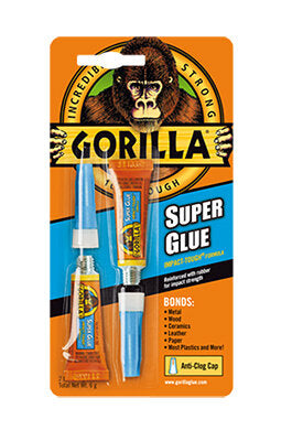 Gorilla 3gr Super Glue Twin Pack
