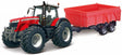 Bburago BB1831662 Massey Ferguson 8700 with tipping trailer