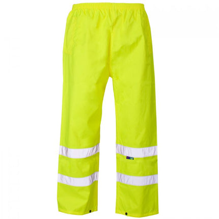 Supertouch Hi Vis Yellow Overtrousers