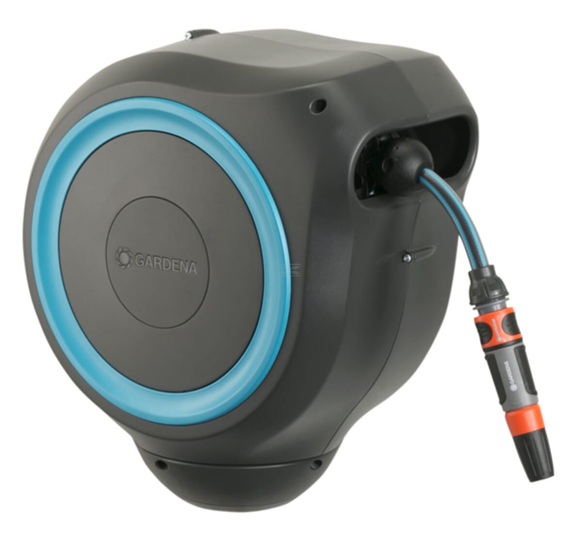 Gardena Wall-mounted hose reel with automatic roll-up system RollUp S