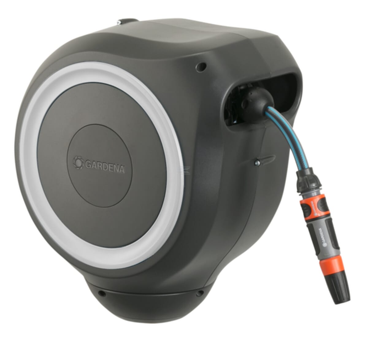 Gardena Wall-mounted hose reel with automatic roll-up system RollUp S