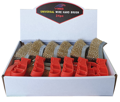 Vires Red Handle Scratch Brush