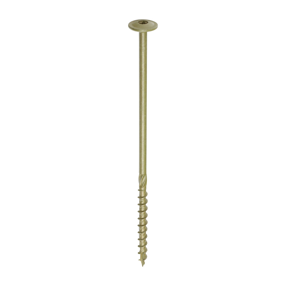 Timco In-Dex Timber Screws - Wafer Head Exterior Green