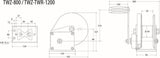 Rema Manual winches with automatic Brake TWZ