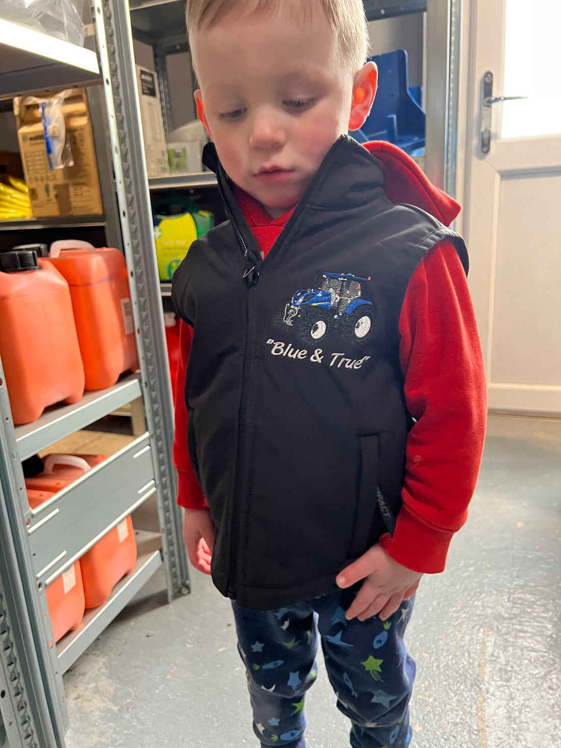 Kids Gilet Blue &amp; True