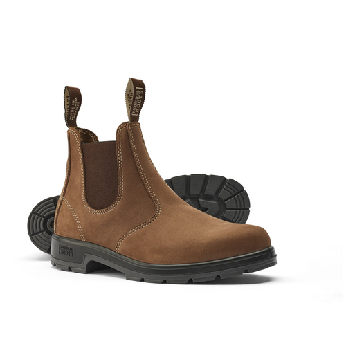 Mongrel K9 Vintage Brown Dealer Boot, Round Toe, Non-Safety