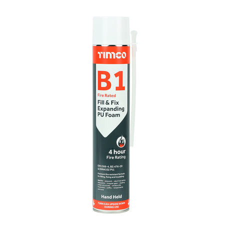 Timco B1 Fill & Fix Fire Rated Expanding PU Foam