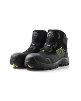 BLAKLADER  STORM SAFETY BOOT BLACK/HI-VIS YELLOW