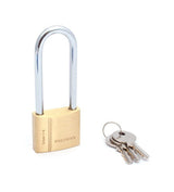 GERDA brass padlock, shackle length