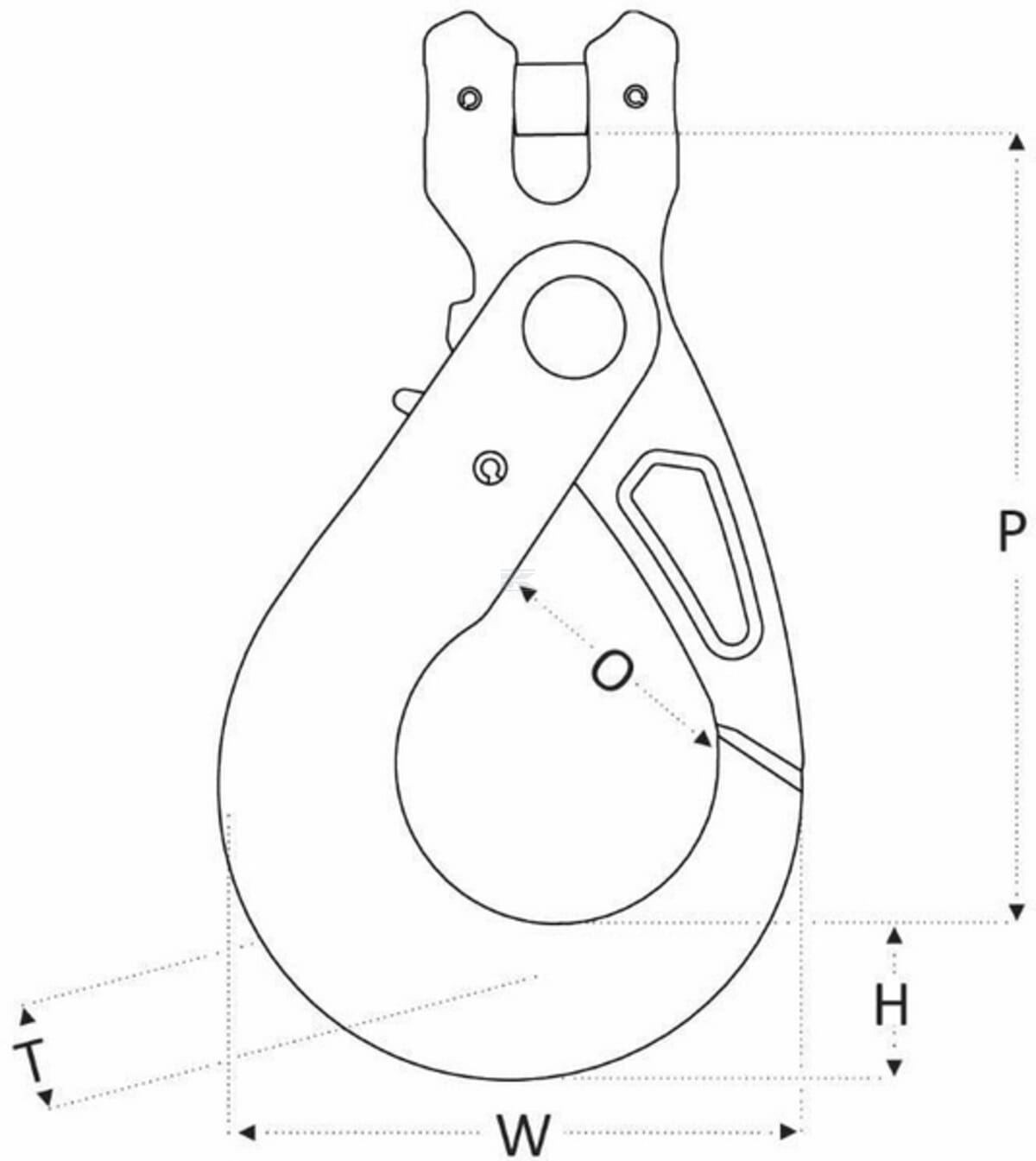 Rema Clevis safety hook RCS G10