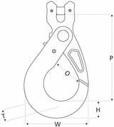 Rema Clevis safety hook RCS G10