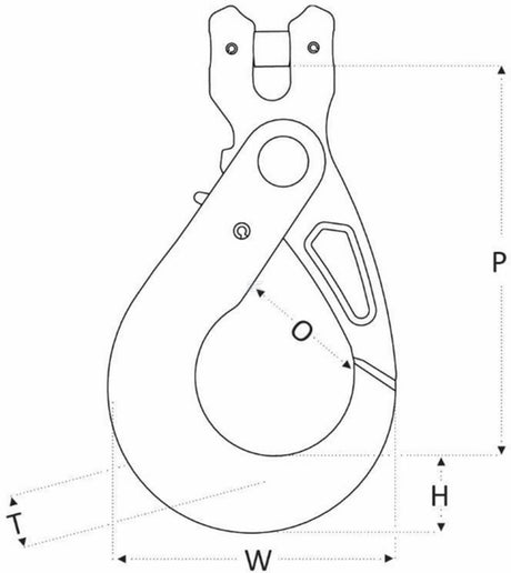 Rema Clevis safety hook RCS G10