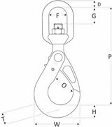 Rema Swivel safety hook RSBS G10