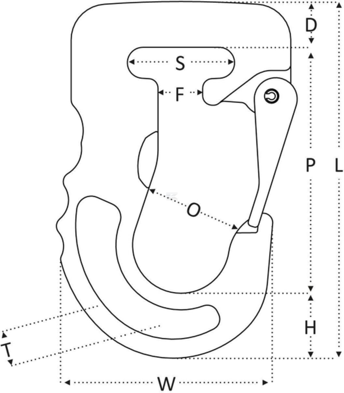 Rema Webbing sling hook RWSH G10