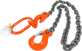 REMA-10 lifting chain, 1-sling with shortening grab hooks and load hooks