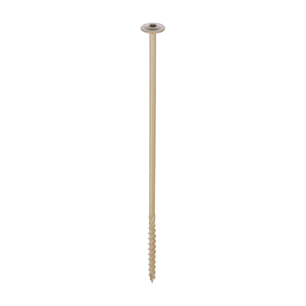 Timco In-Dex Timber Screws - Wafer Head Exterior Green