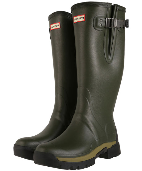Women’s Hunter Balmoral Side Adjustable Neoprene Lined Wellington Boots - Dark Olive