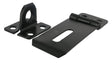 Safety Hasp & Staple - Black Paint Finish