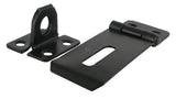 Safety Hasp & Staple - Black Paint Finish