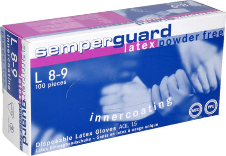 Semperguard Disposable Latex powder-free gloves