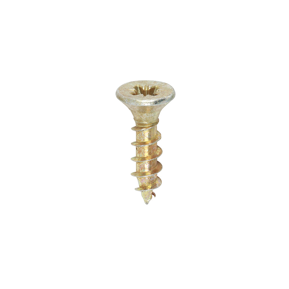 Timco Solo Woodscrews - Yellow Countersunk