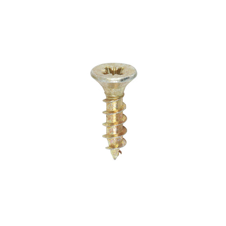 Timco Solo Woodscrews - Yellow Countersunk