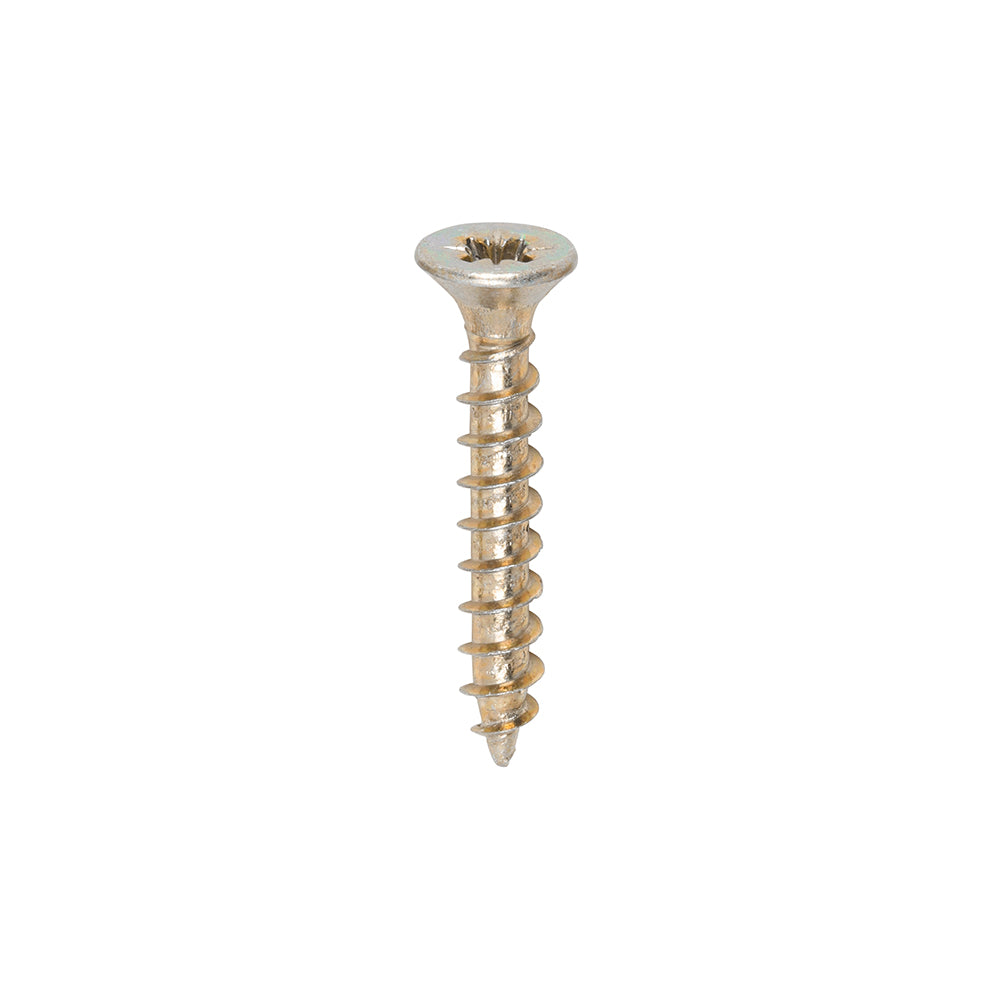 Timco Solo Woodscrews - Yellow Countersunk