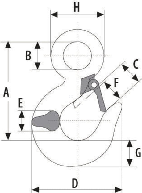 Cartec Chain Eye Hook G8