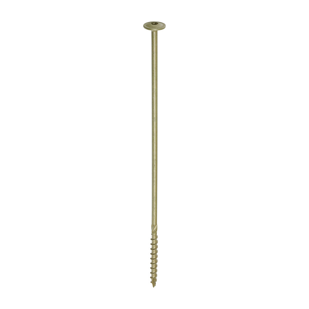 Timco In-Dex Timber Screws - Wafer Head Exterior Green