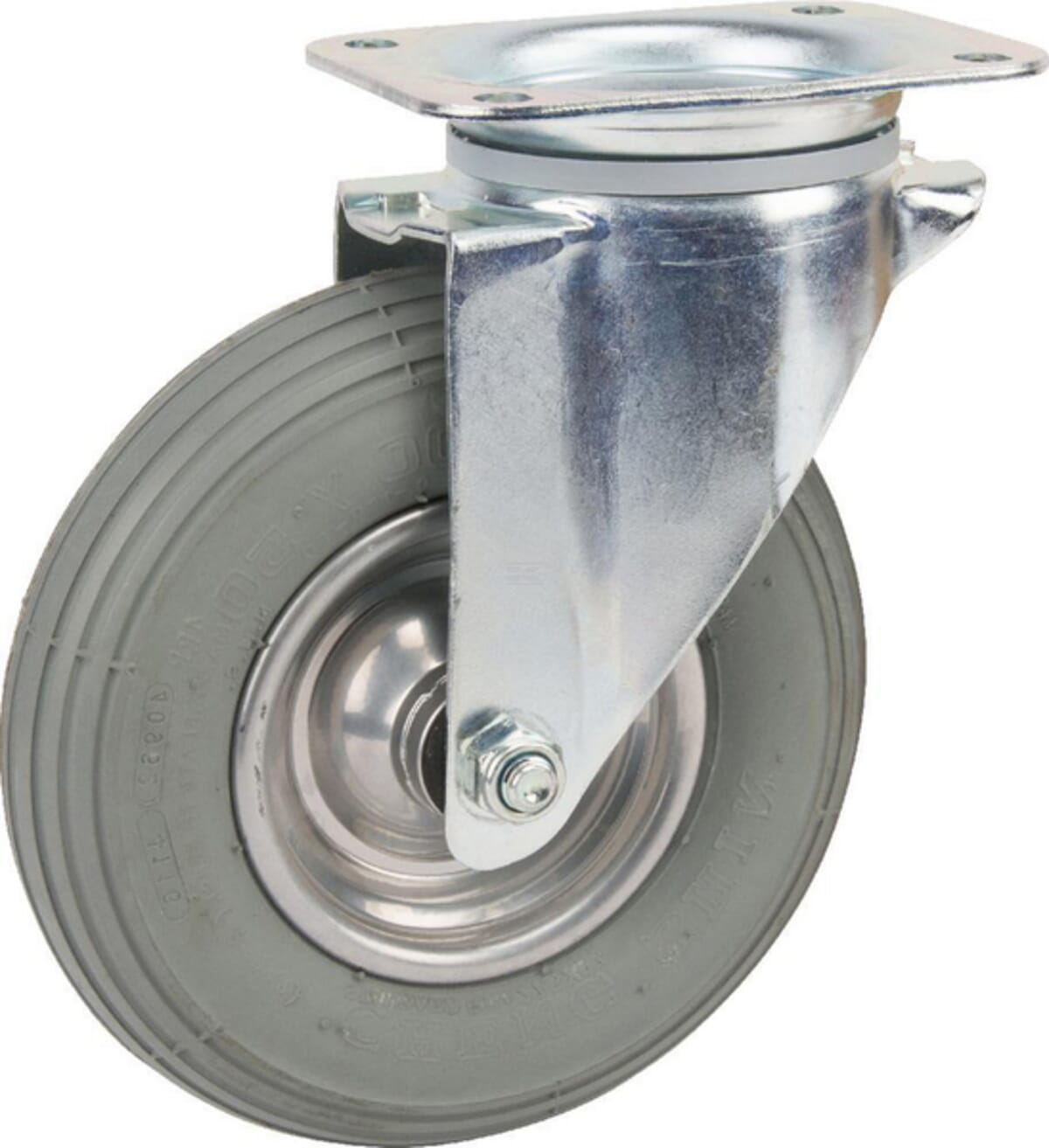 Tente Castor wheel with pneumatic tyre, line profile 150kg