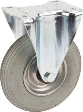 Tente Fixed castor wheel with pneumatic tyre, line profile 150kg