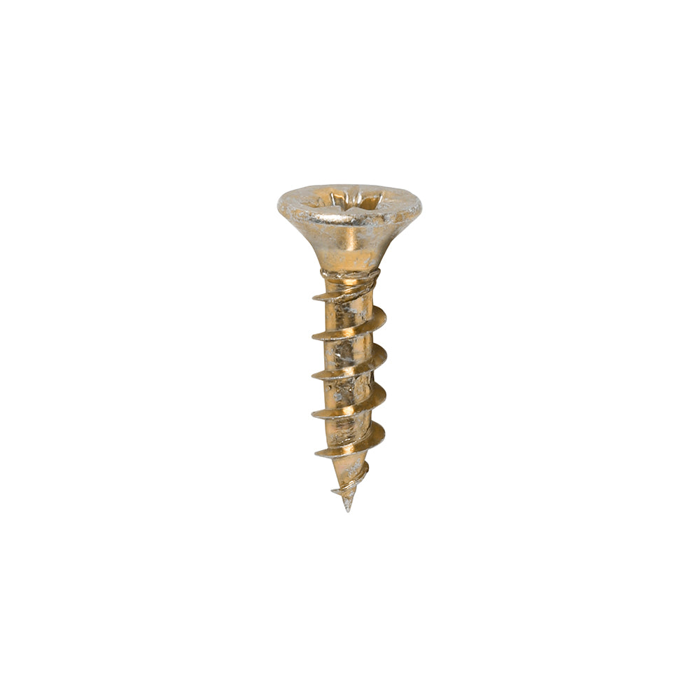 Timco Solo Woodscrews - Yellow Countersunk