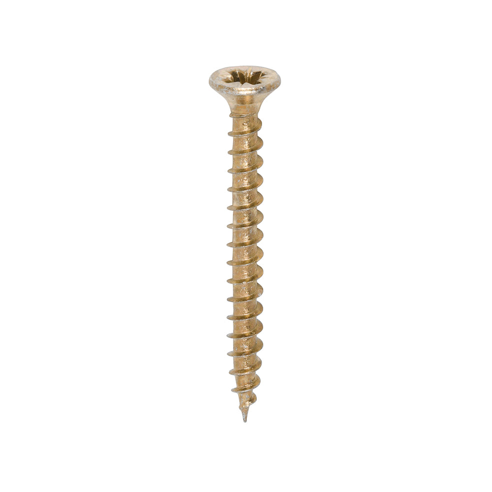 Timco Solo Woodscrews - Yellow Countersunk