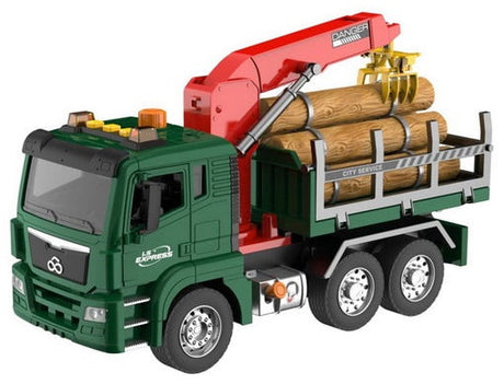 1:10 Scale Tree Log Carrier Truck – Wenyi Builder Series