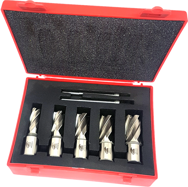 Vires Core Drill Bit Set 6pc 14-22mm