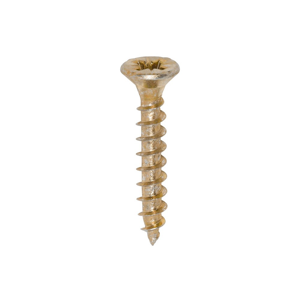 Timco Solo Woodscrews - Yellow Countersunk