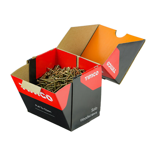 Timco Solo Woodscrew - Yellow - Industry Pack