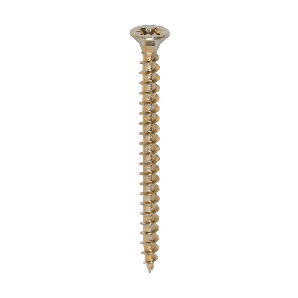 Timco Solo Woodscrews - Yellow Countersunk