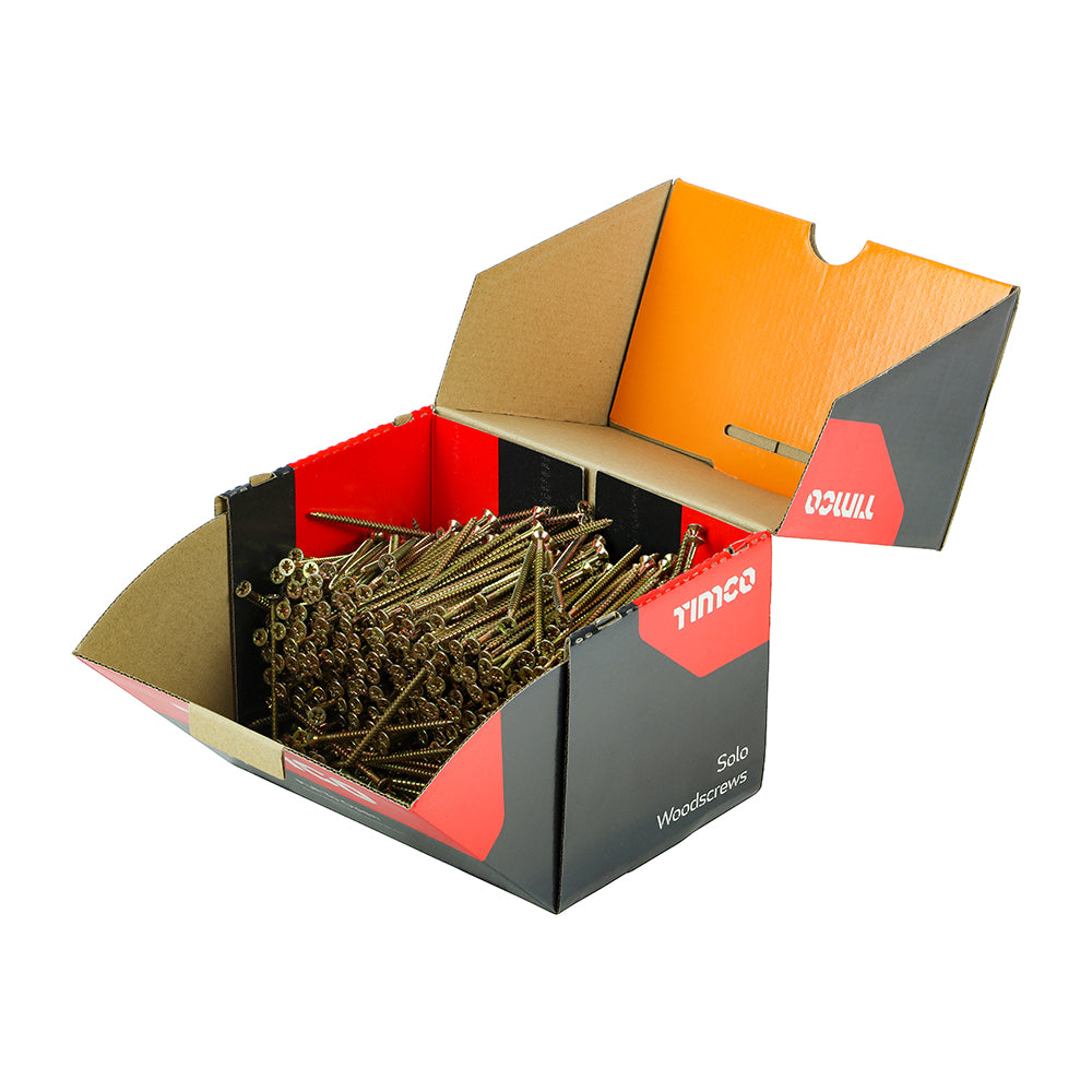 Timco Solo Woodscrew - Yellow - Industry Pack