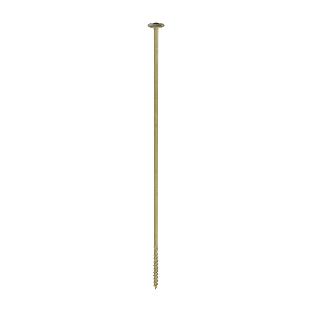Timco In-Dex Timber Screws - Wafer Head Exterior Green