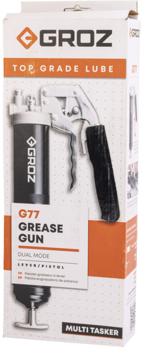 Groz One-handed / scissor grease gun