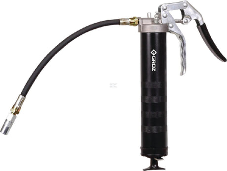 Groz One handed pistol grip grease gun