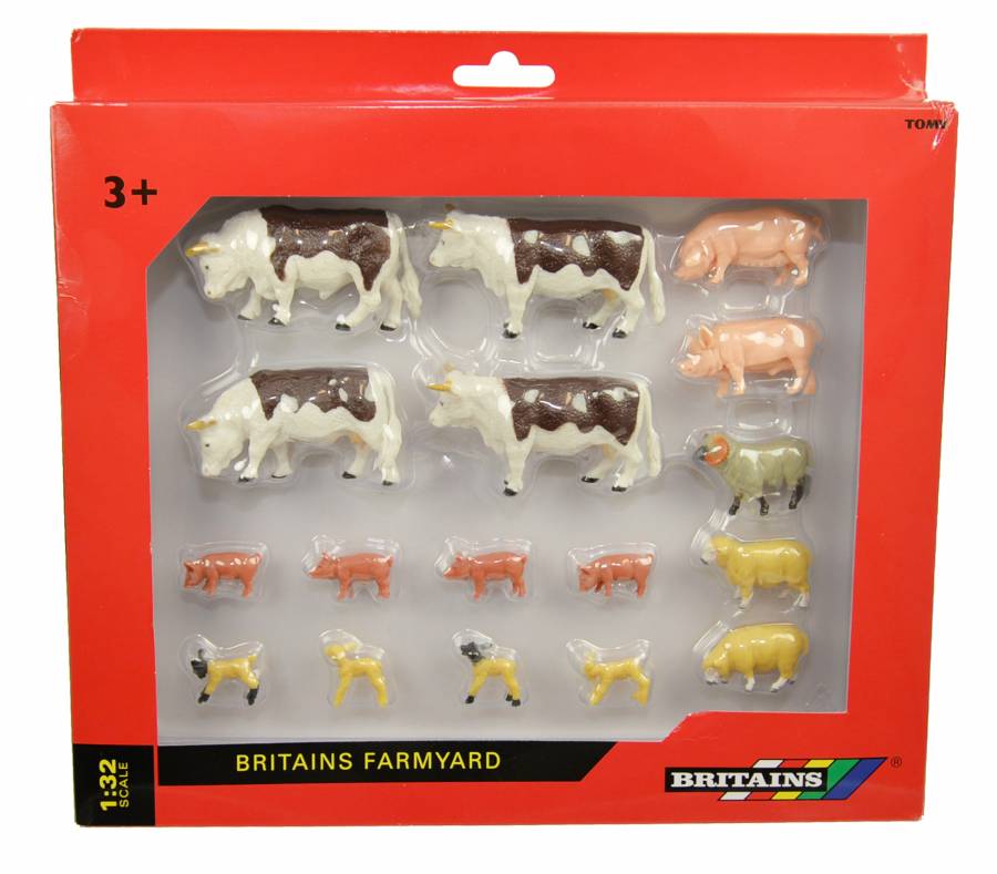 Various animals, 17 pieces