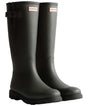 Hunter Field Downpour Adjustable Neoprene Lined Wellington Boots - Black