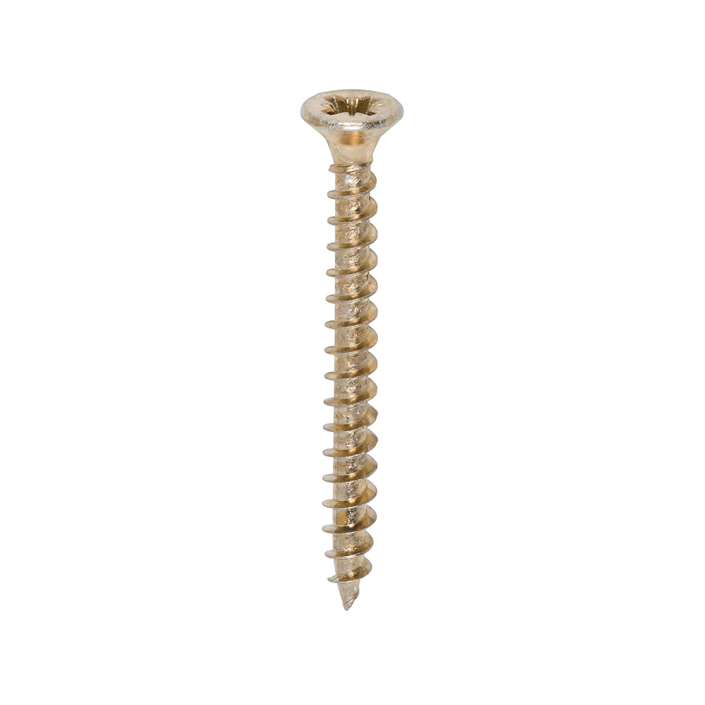 Timco Solo Woodscrews - Yellow Countersunk