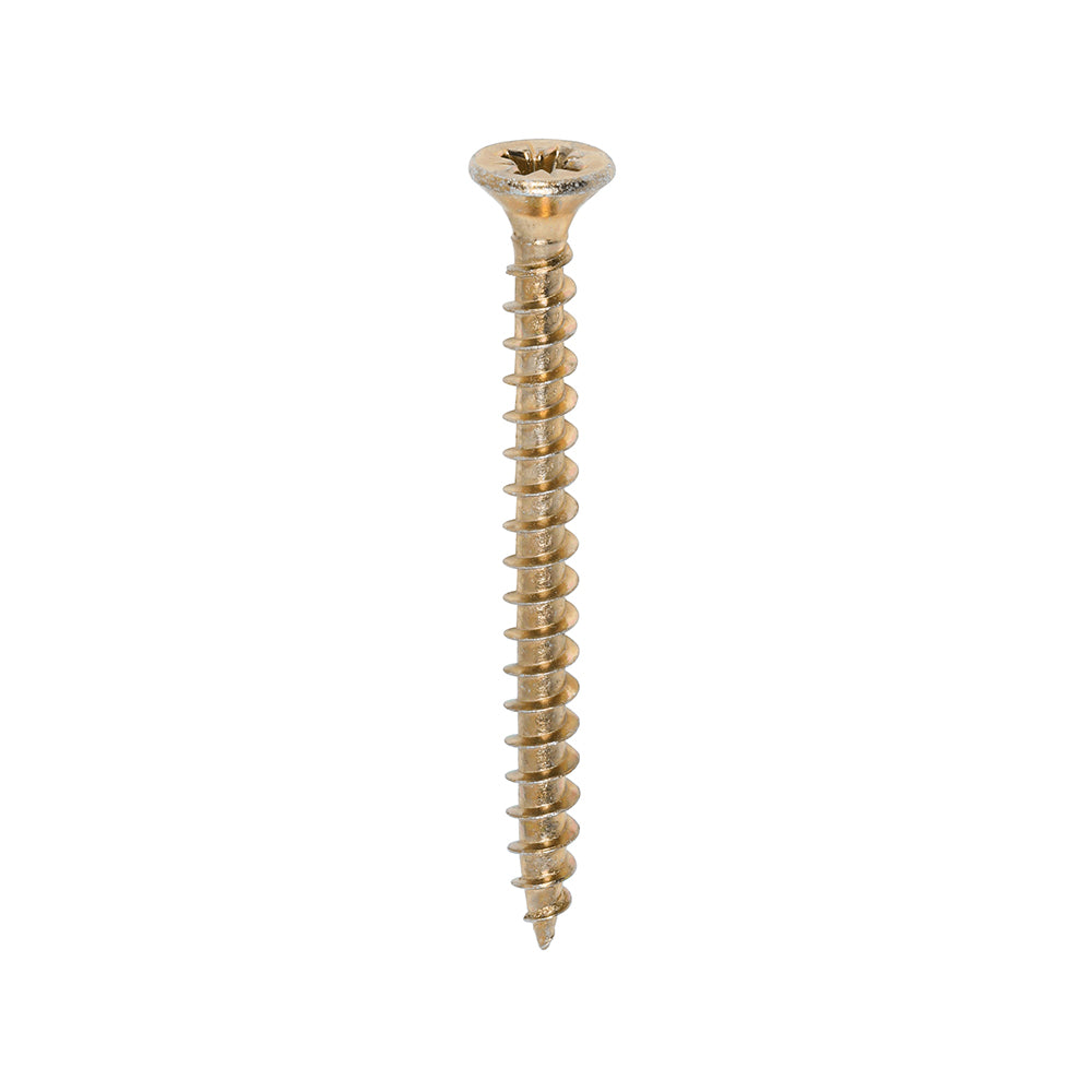 Timco Solo Woodscrews - Yellow Countersunk