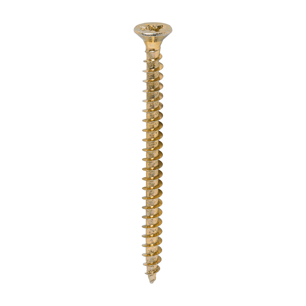 Timco Solo Woodscrews - Yellow Countersunk