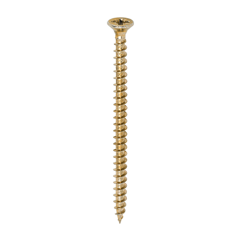 Timco Solo Woodscrews - Yellow Countersunk