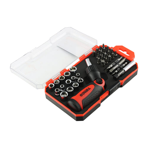 Timco Ratcheting Screwdriver & Bit Set