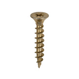 Timco Solo Woodscrews - Yellow Countersunk